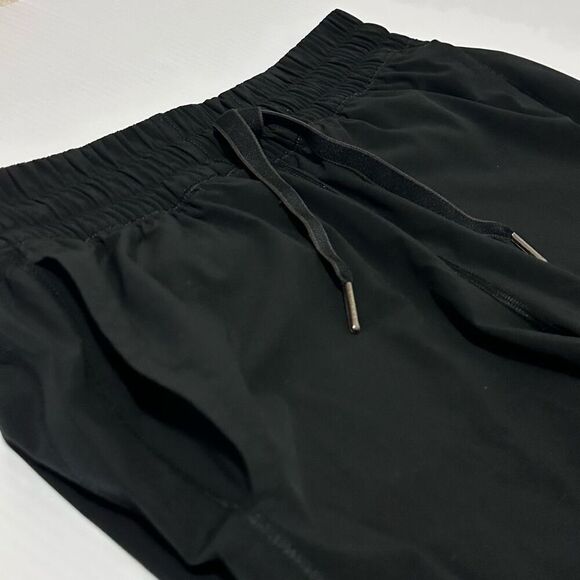 Lululemon Black High Rise Drawstring Lightweight Jogger Pants Sz 6 Athleisure - Picture 6 of 10